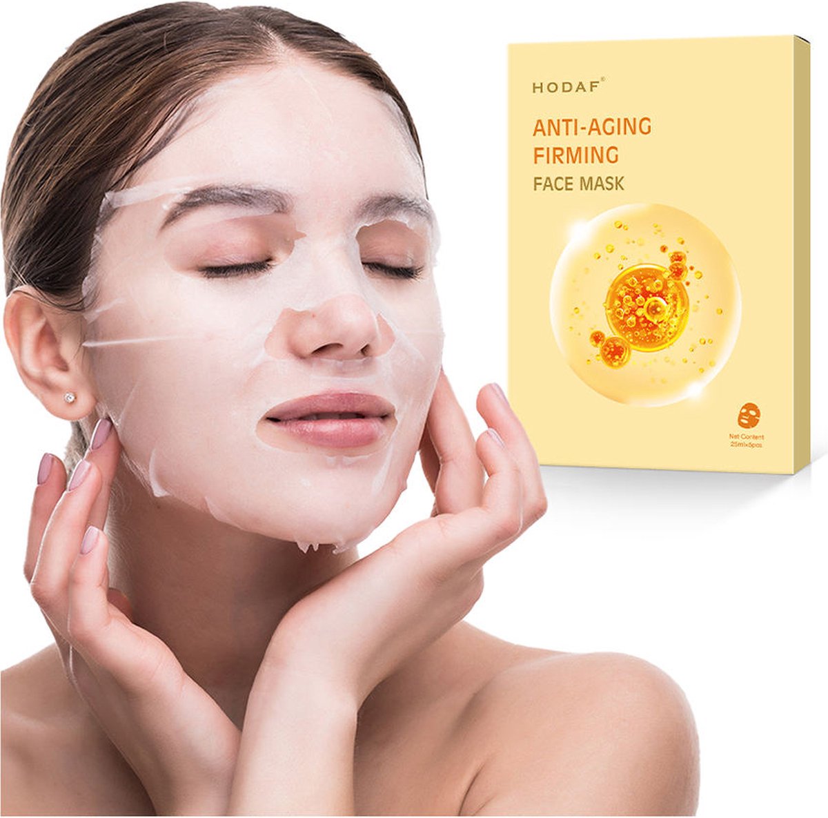 HODAF Anti Aging Firming Face Mask | 5 stuks | Gezichtsmasker