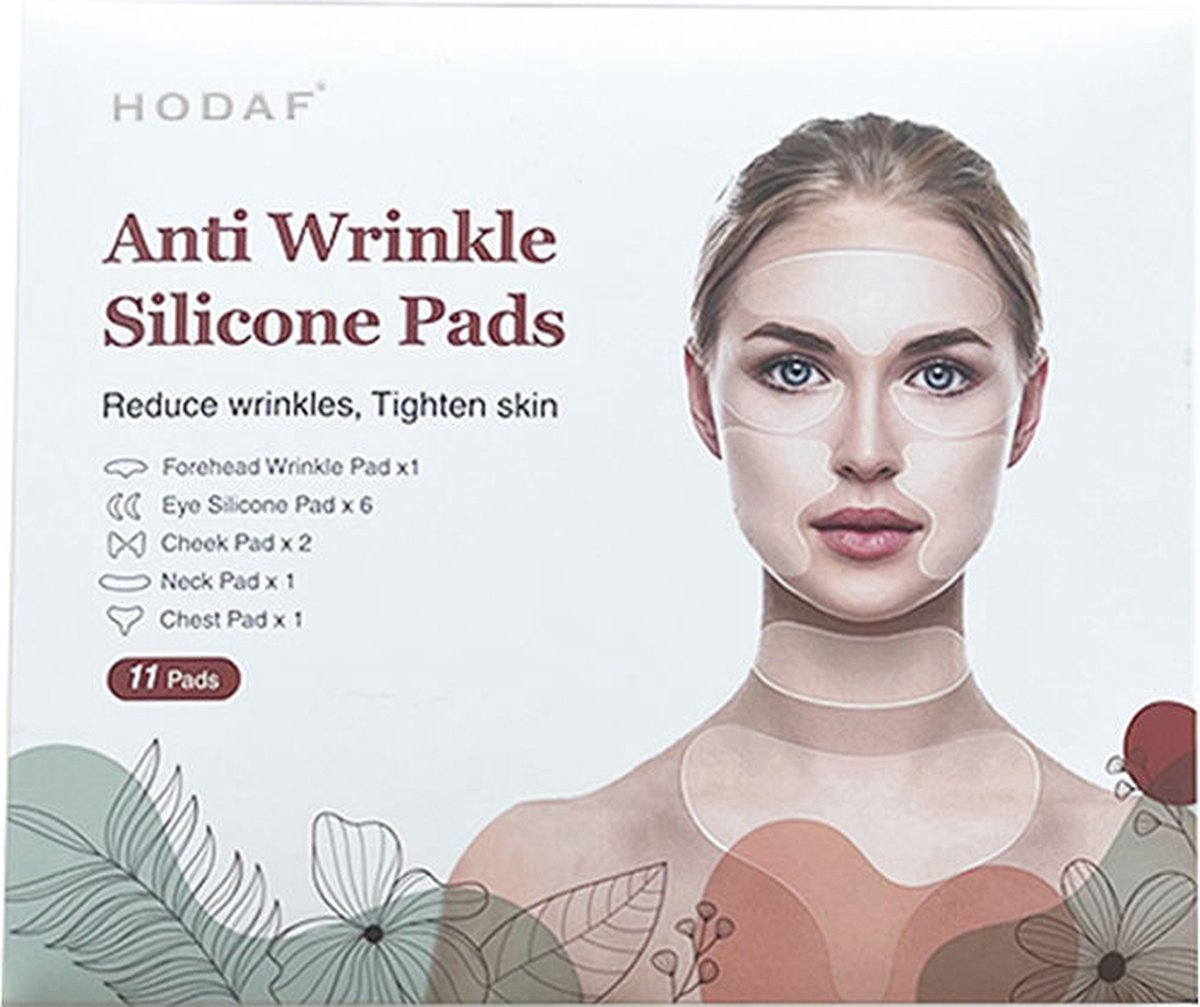 HODAF Complete Set Anti Rimpel Beauty Pads 11 STUKS tegen Lijntjes en Rimpels