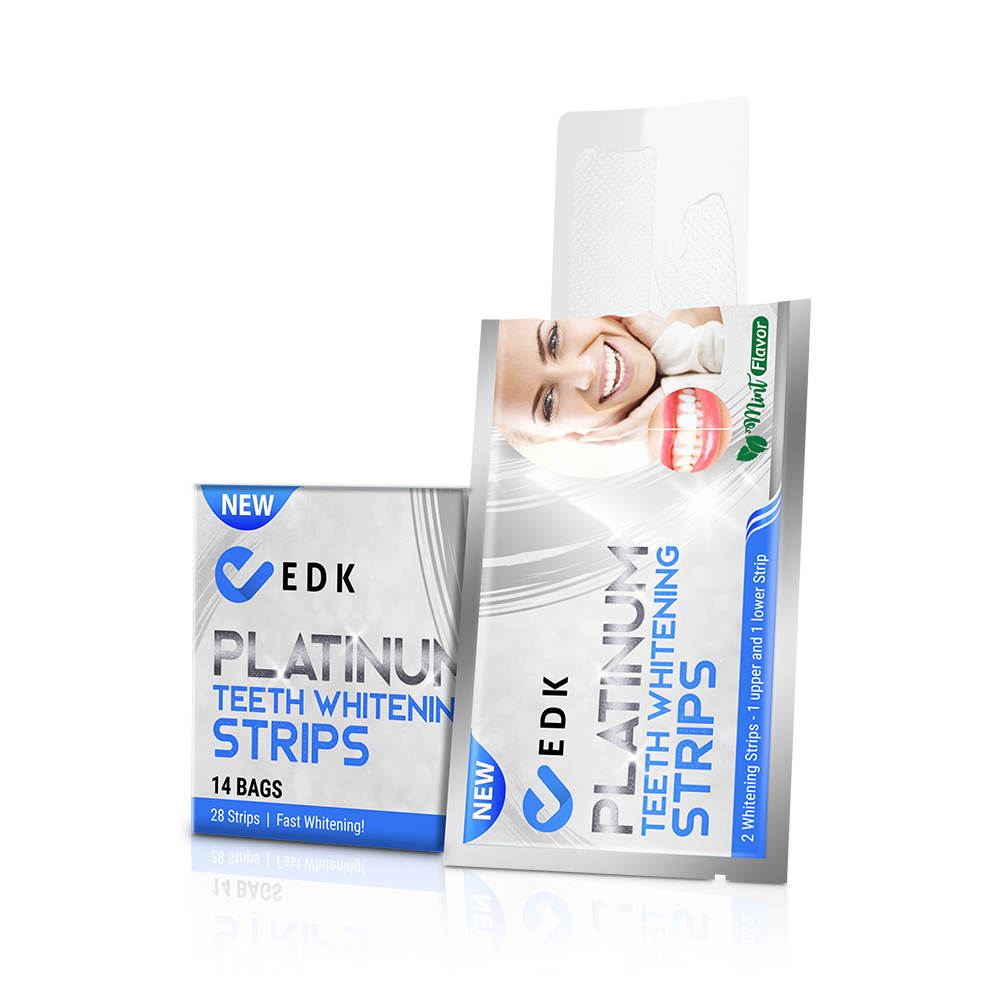 PLATINUM Tanden bleken strips | Tanden bleken | 28 stuks(14zakjes)