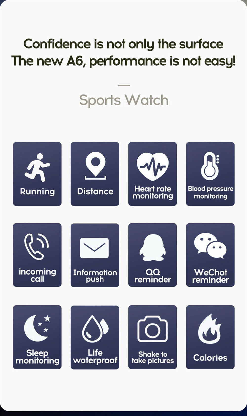 Smart Watch Fitness Waterproof