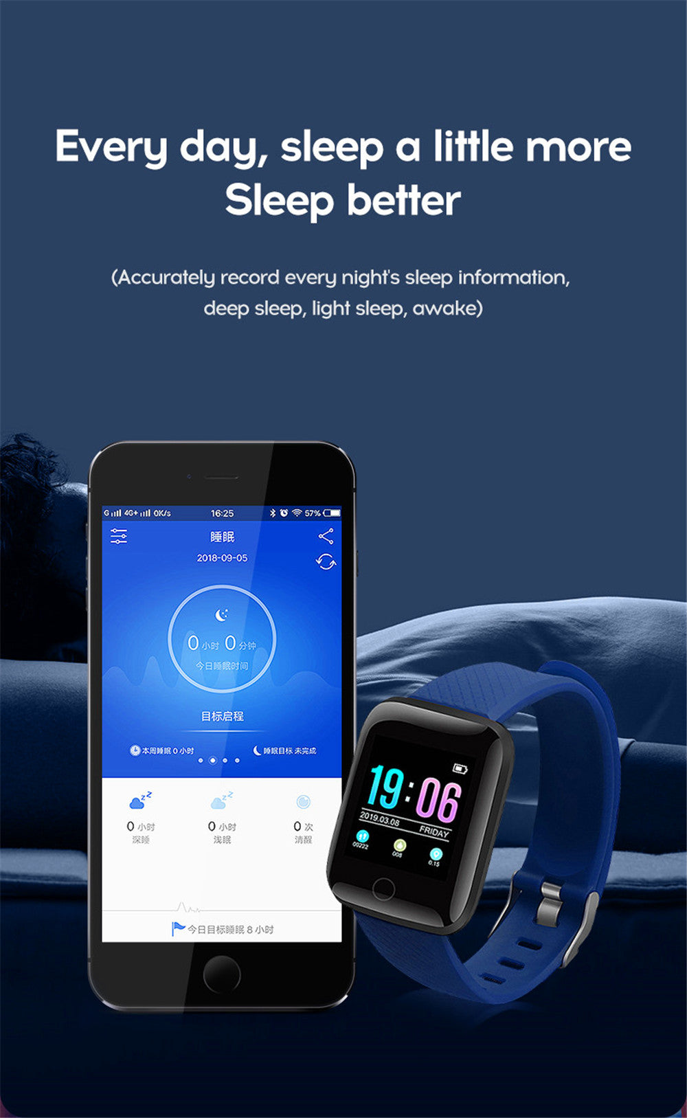 Smart Watch Fitness Waterproof