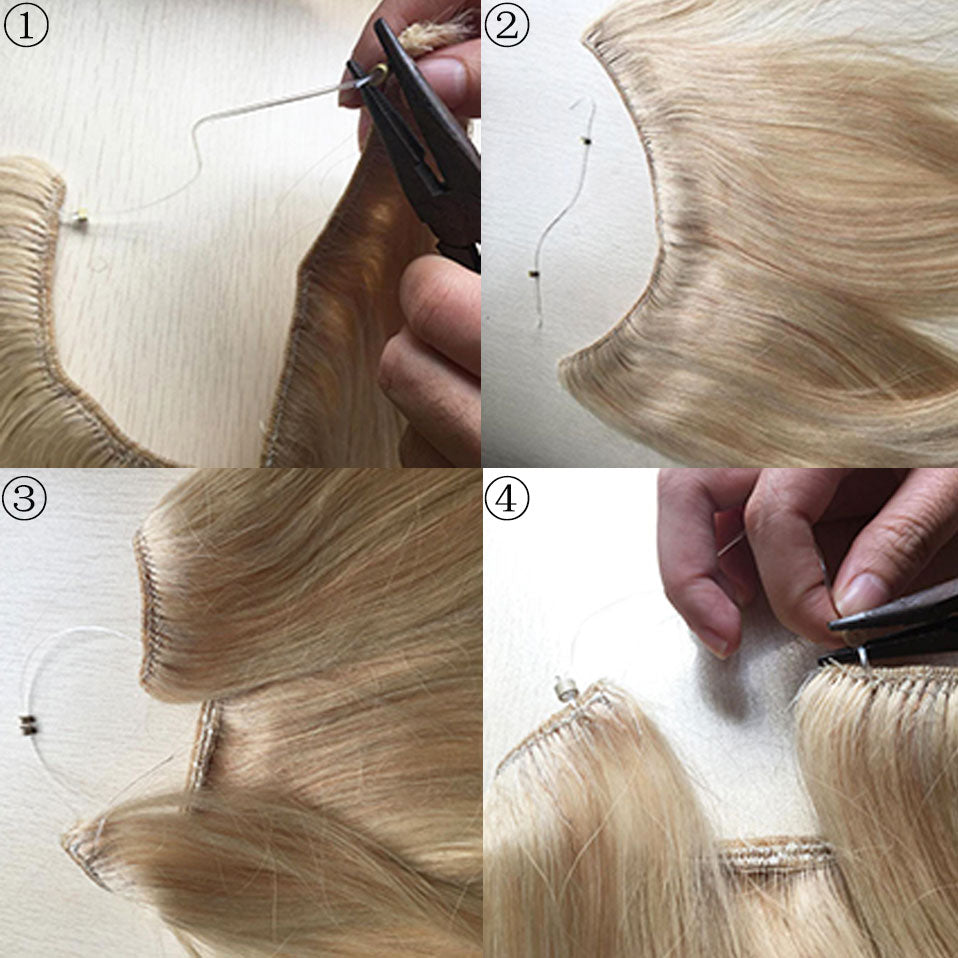 Onzichtbare Haarextensions 50cm